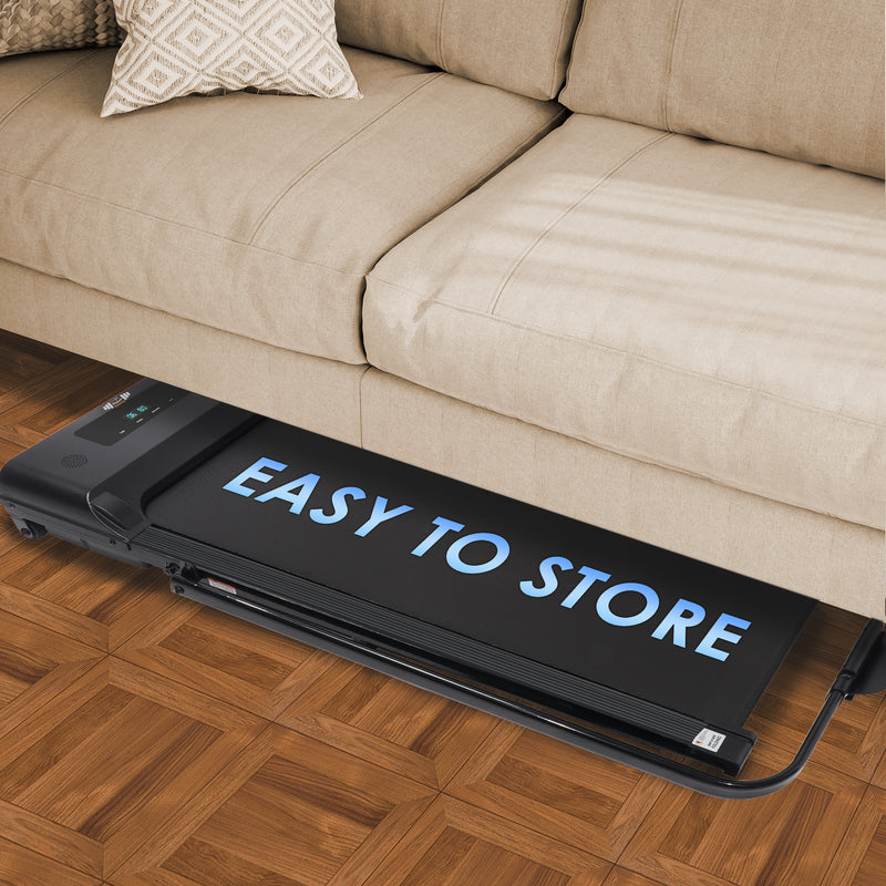 Fold flat treadmill under bed sale