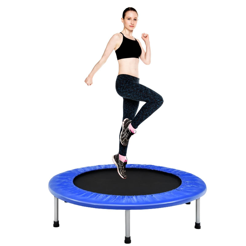 FirstE 48 Foldable Fitness Trampolines, Rebound Recreational Exercise–  Shop Fitness Doctor