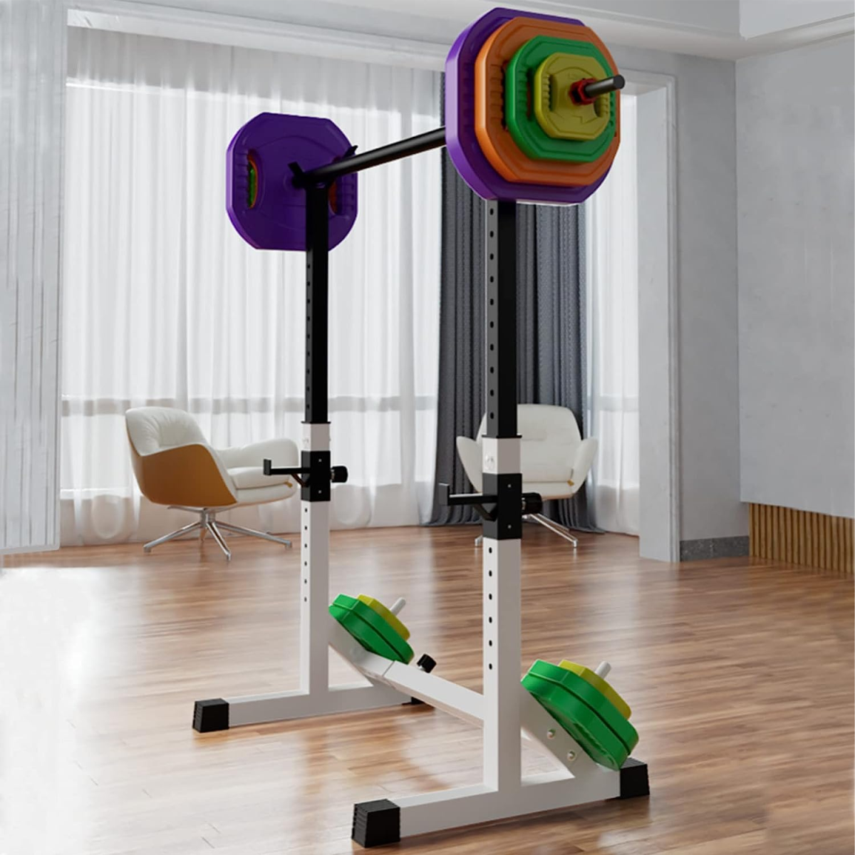 Adjustable Barbell Rack