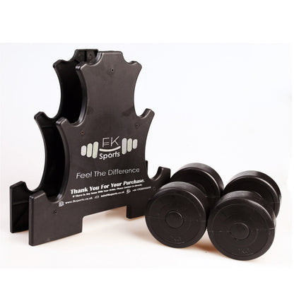 12kg Dumbbell Weights Set with Stand