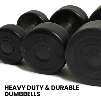 12kg Dumbbell Weights Set with Stand