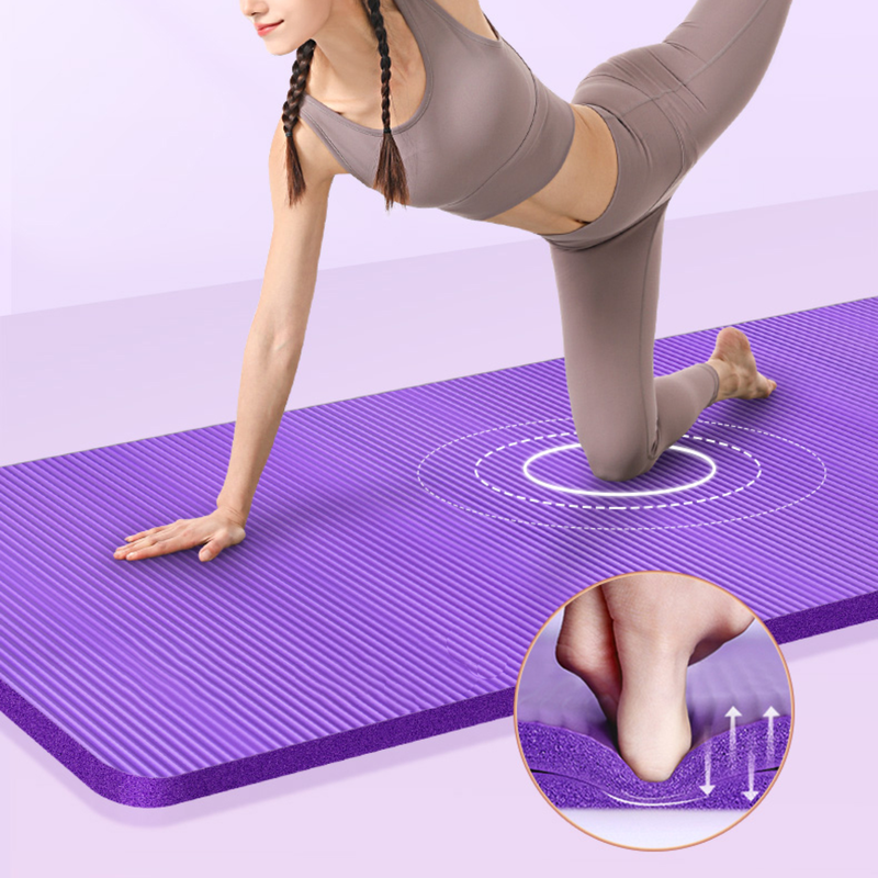 Yoga Mat 15MM Thick Gym Workout Fitness Pilates Women Exercise Mat Non Slip  UK 