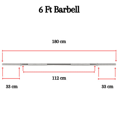 Standard 1"Inch Barbell Bar