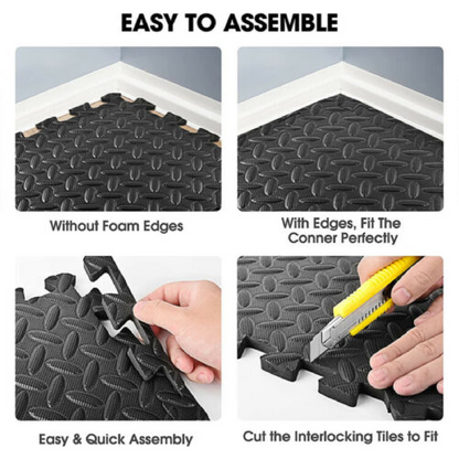 Eva Interlocking Play Mats easy to assemble - FK Sports