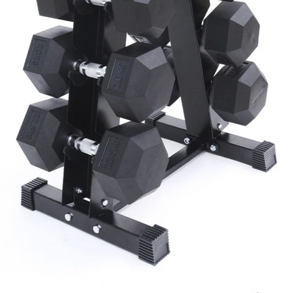 Dumbbell Rack 6 Tier  arranged - FK Sports