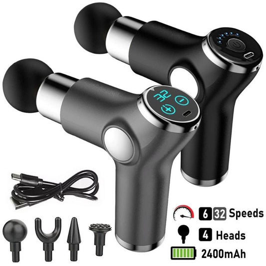 LCD Massage Gun Percussion Massager