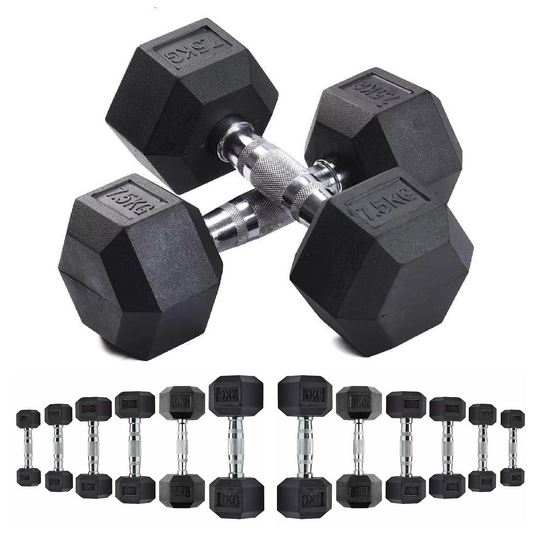 Hex Dumbbells Cast Iron - FK Sports