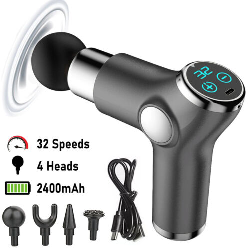 Massage Gun, 22 Speed ,Hand hot Held Massager, LCD