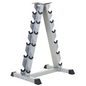 Dumbbell Rack 6 Tier Silver